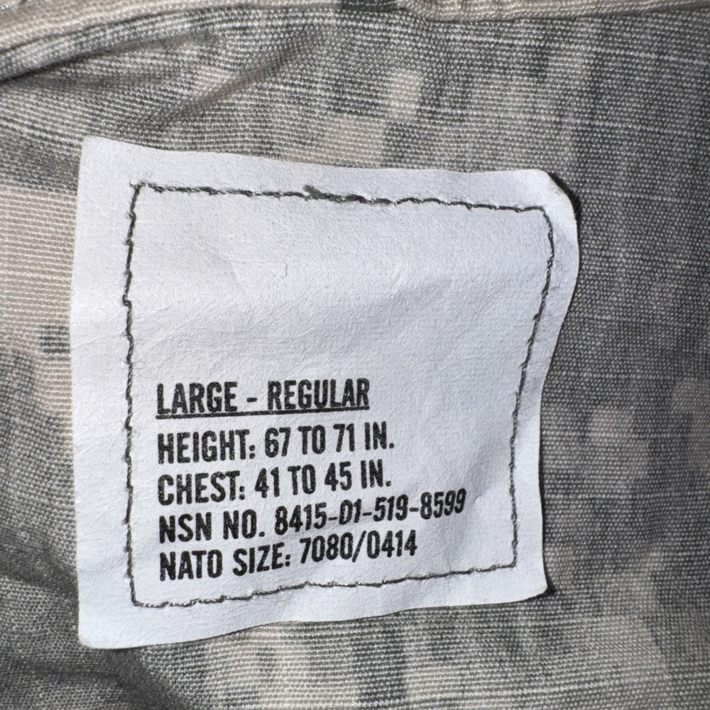 US ARMY Military Digital Camo Large-Regular-Coat Jacket 8415-01-519-8599 NWOT - Picture 9 of 12